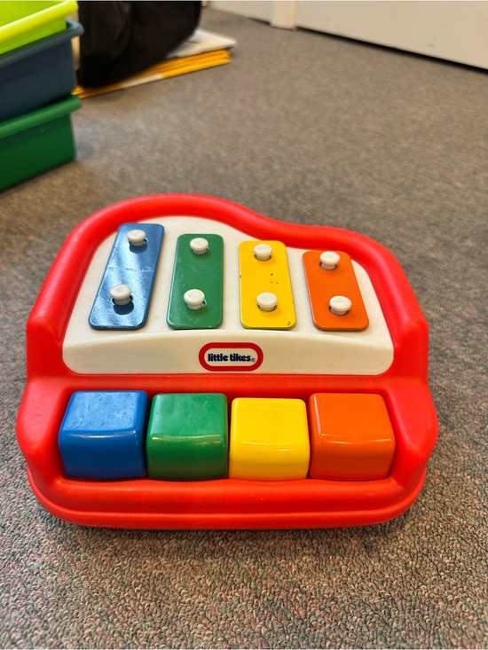 Little Tikes Other - Vintage LITTLE TIKES Piano Xylophone Tap a Tune Red Toddler Musical BABY Toy